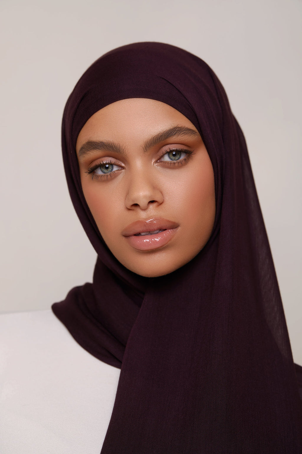 Modal Hijab - Chocolate Plum
