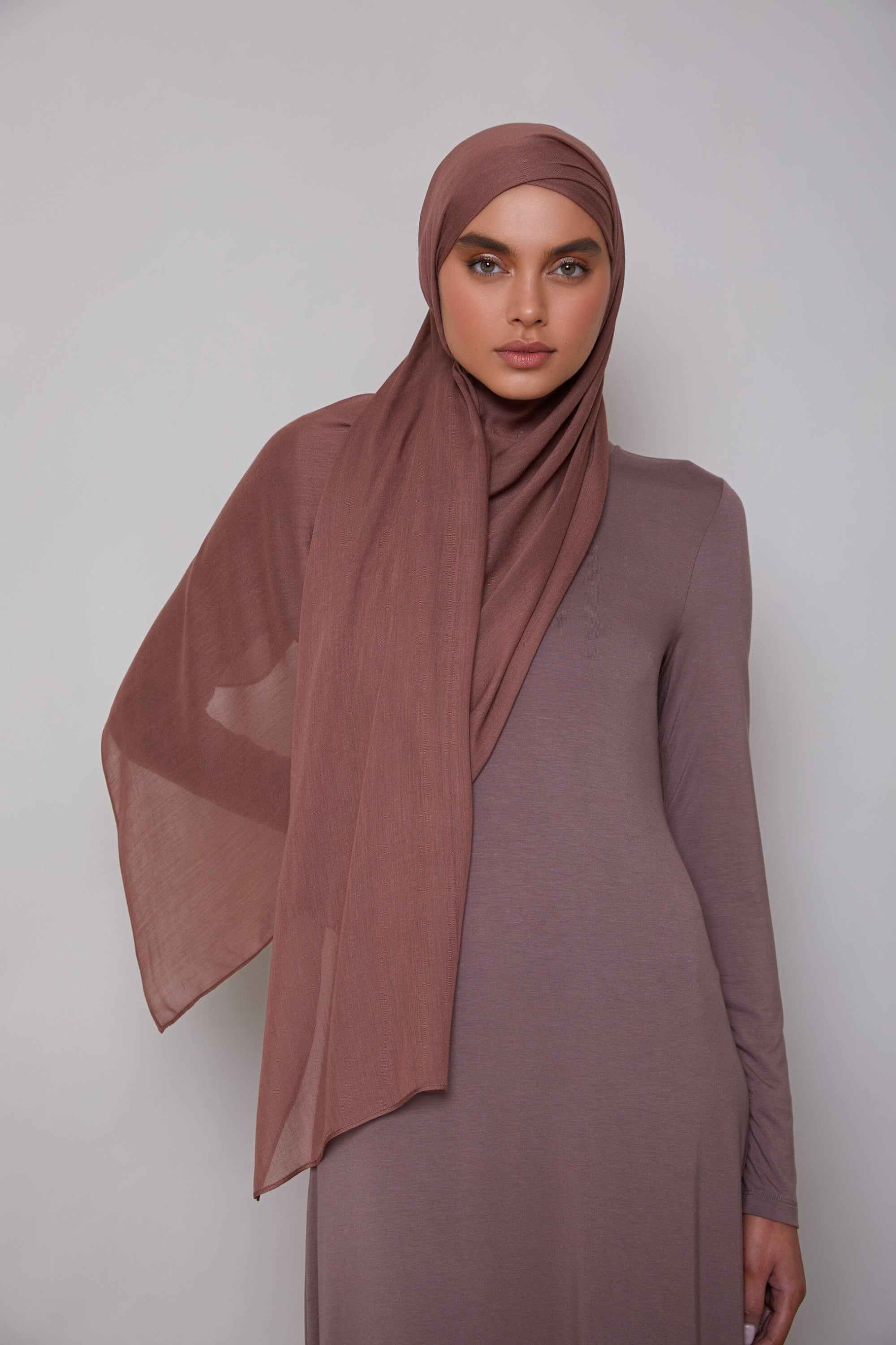 Modal Hijab - Pecan