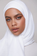 حجاب مودال - أبيض