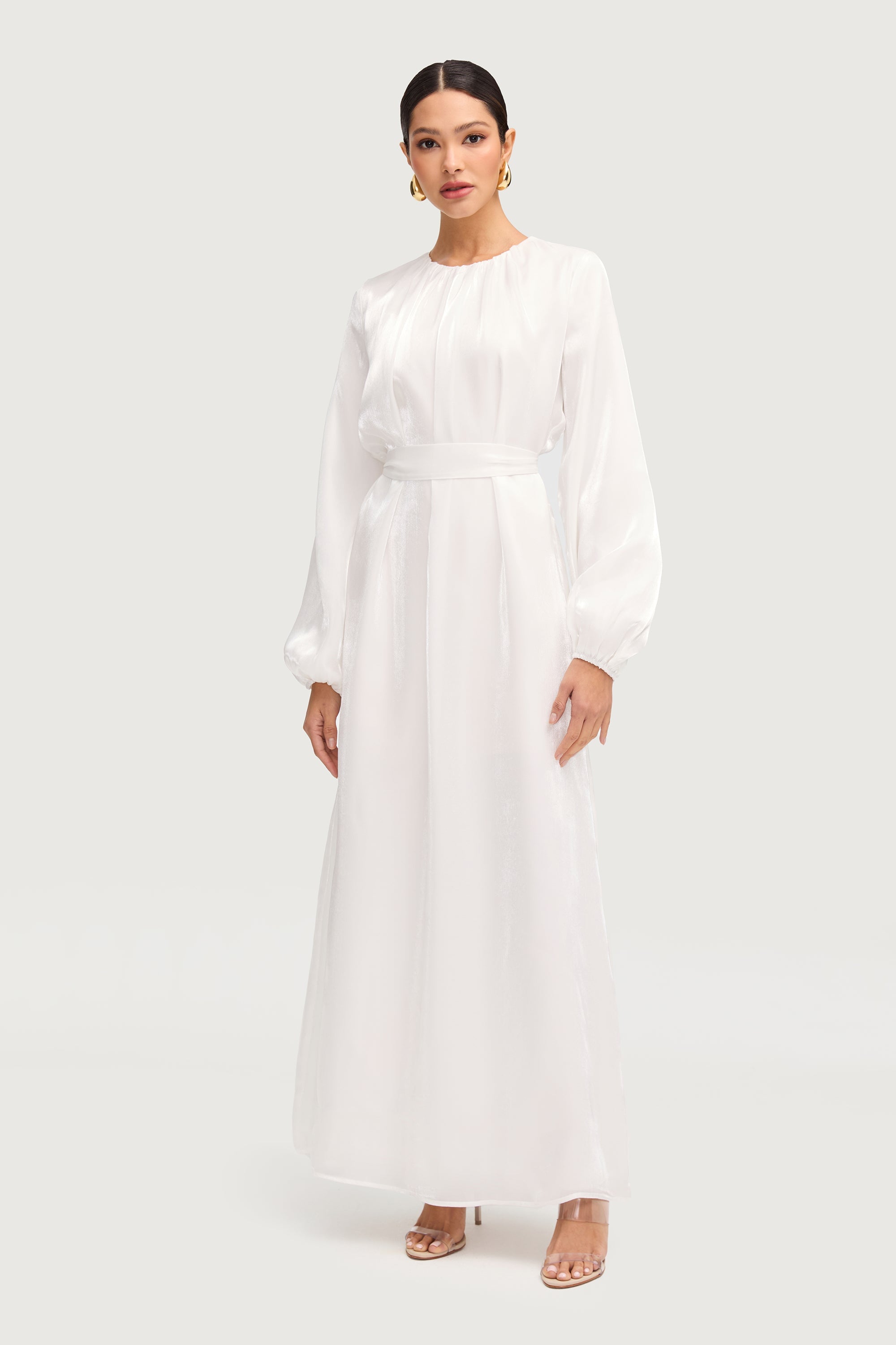 Muna Maxi Dress - White