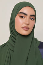 حجاب شيفون فاخر - الغابة السوداء