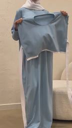 Maren Layered Cape Modest Abaya Set