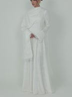 Aisha Lace Wrap Scarf Maxi