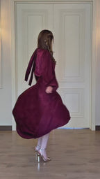 Amara Jacquard Turtleneck Maxi Dress