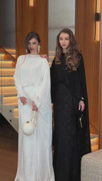 Elena Chiffon Cape Two Piece Abaya Set