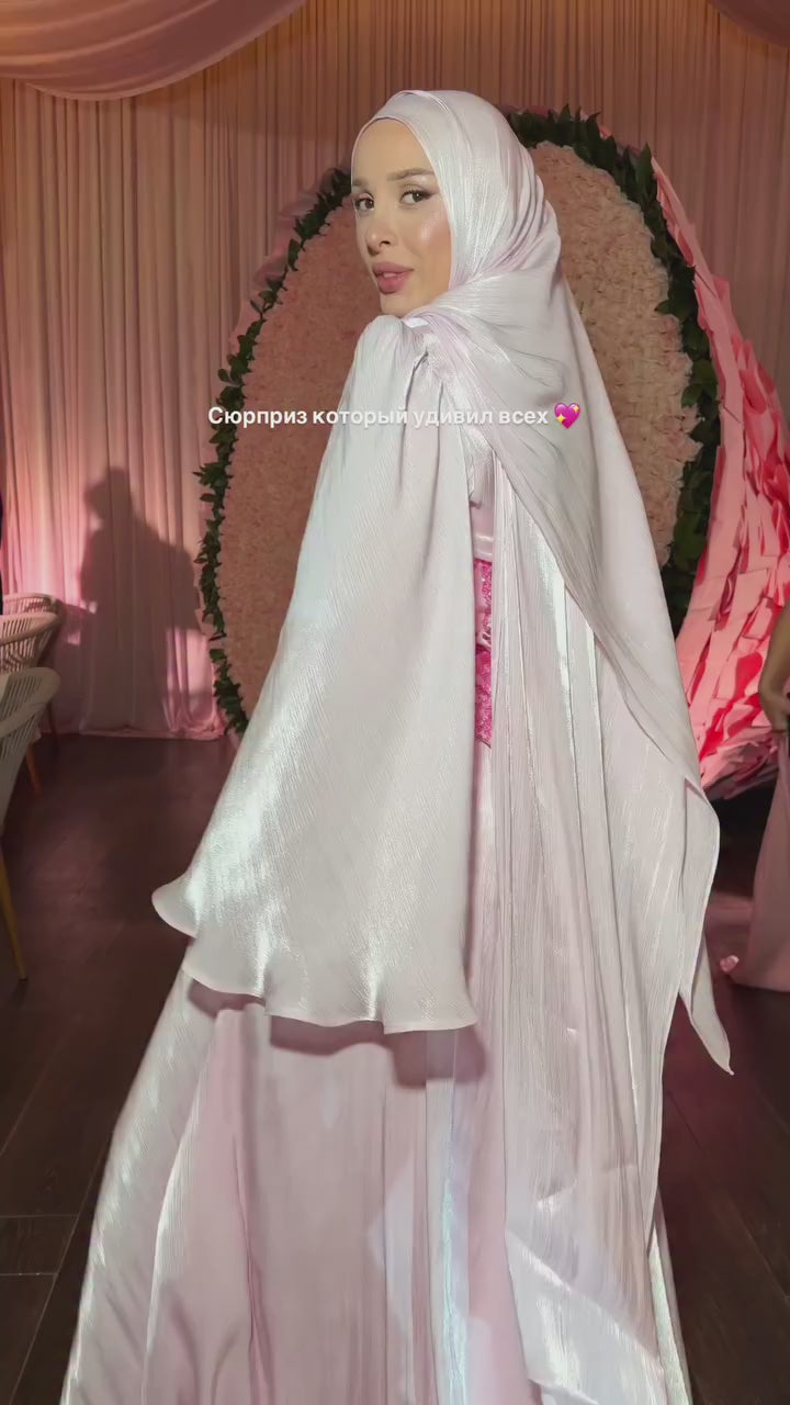 Laila Sequin Corset Cape Two Piece Abaya