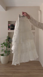 Elena Jacquard Shirt and Skirt Set