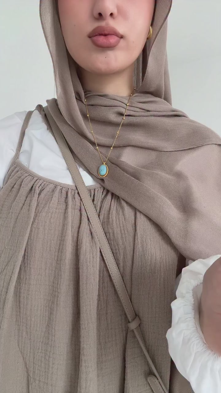 Mika Textured Loose Strap Maxi