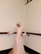 Amira Embellished Peplum Maxi Dress