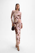 Empress Maxi Dress - Deco Mocha