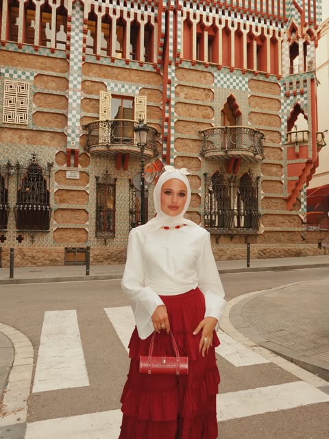 Aisha Ruffled Tiered Two‑Piece Set