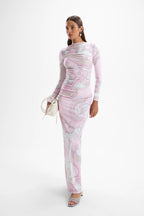 Empress Maxi Dress - Deco Pink