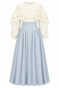 Maya Ruffle Layered Two‑Piece Set