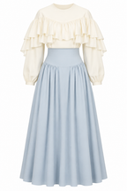 Maya Ruffle Layered Two‑Piece Set