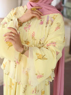 Zahra Tiered Floral Two‑Piece Outfit