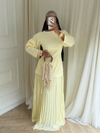 Serena Pleated Two‑Piece Modest Outfit