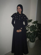Noor Cape Beaded Maxi dress
