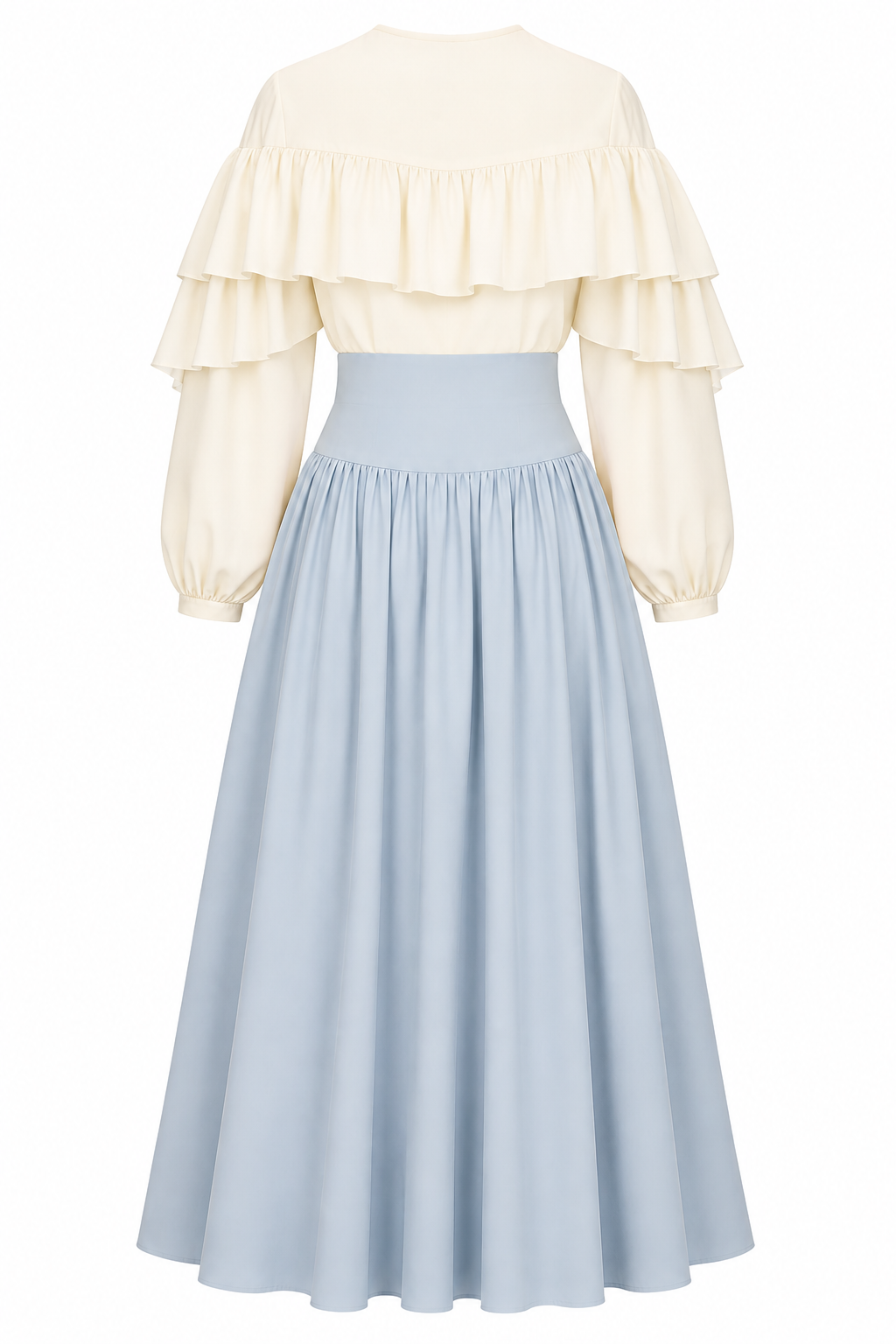 Maya Ruffle Layered Two‑Piece Set