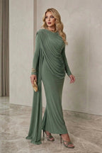 Layla Draped Sash Maxi Dress