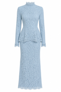 Salma Lace Peplum Mermaid Two‑Piece Set