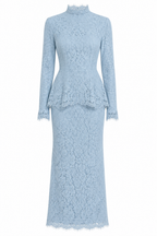 Salma Lace Peplum Mermaid Two‑Piece Set