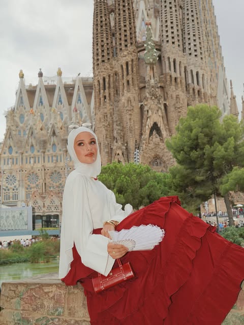 Aisha Ruffled Tiered Two‑Piece Set