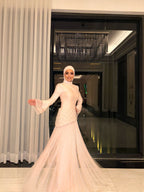 Amira Embellished Peplum Maxi Dress