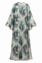 Nadia Watercolor Print Flowy Abaya