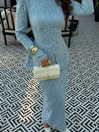 Salma Lace Peplum Mermaid Two‑Piece Set