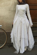 Layla Lace Asymmetrical Maxi dress