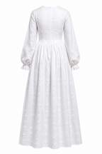 Sara 3D Floral Embroidered Maxi Dress