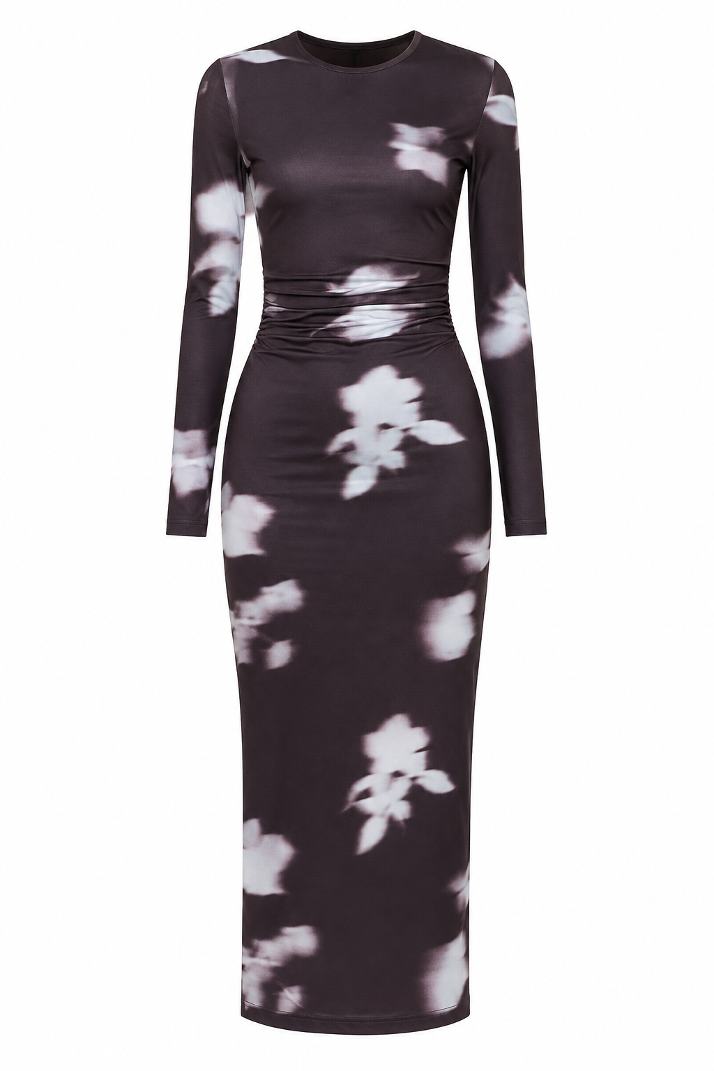 Zahra Floral‑Print Jersey Midi Dress