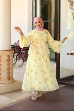 Zahra Tiered Floral Two‑Piece Outfit