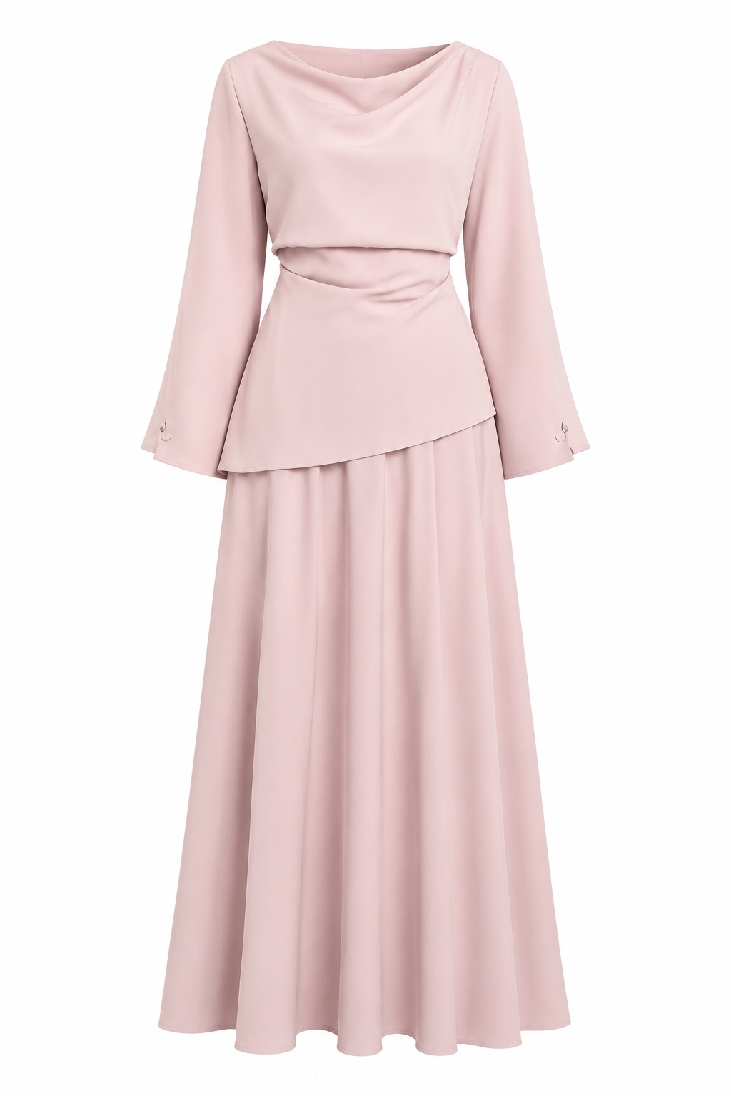 Zahra Cowl Neck Two‑Piece Set