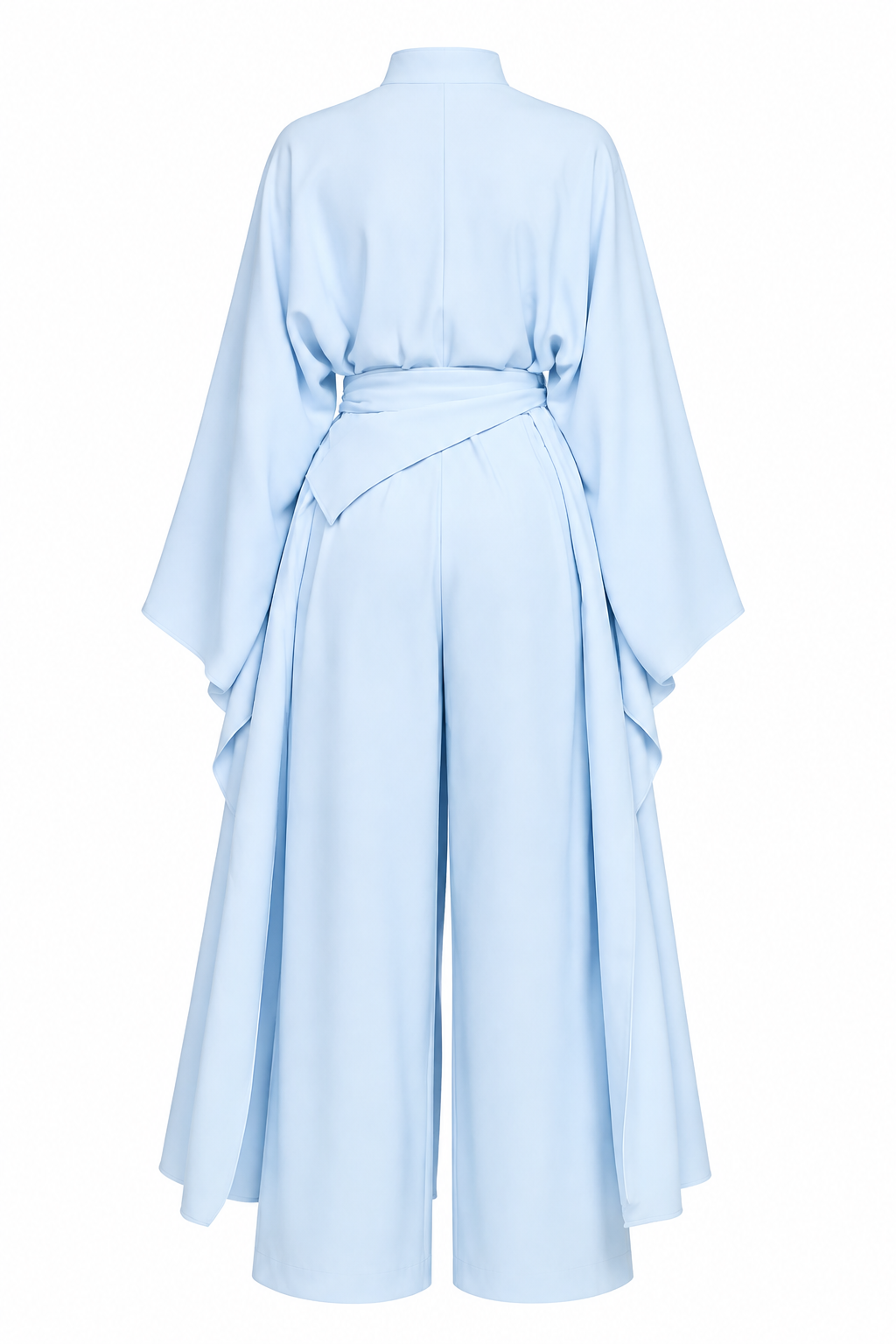 Hana Belted Kimono Sleeve Trouser Two‑Piece Set