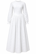 Sara 3D Floral Embroidered Maxi Dress