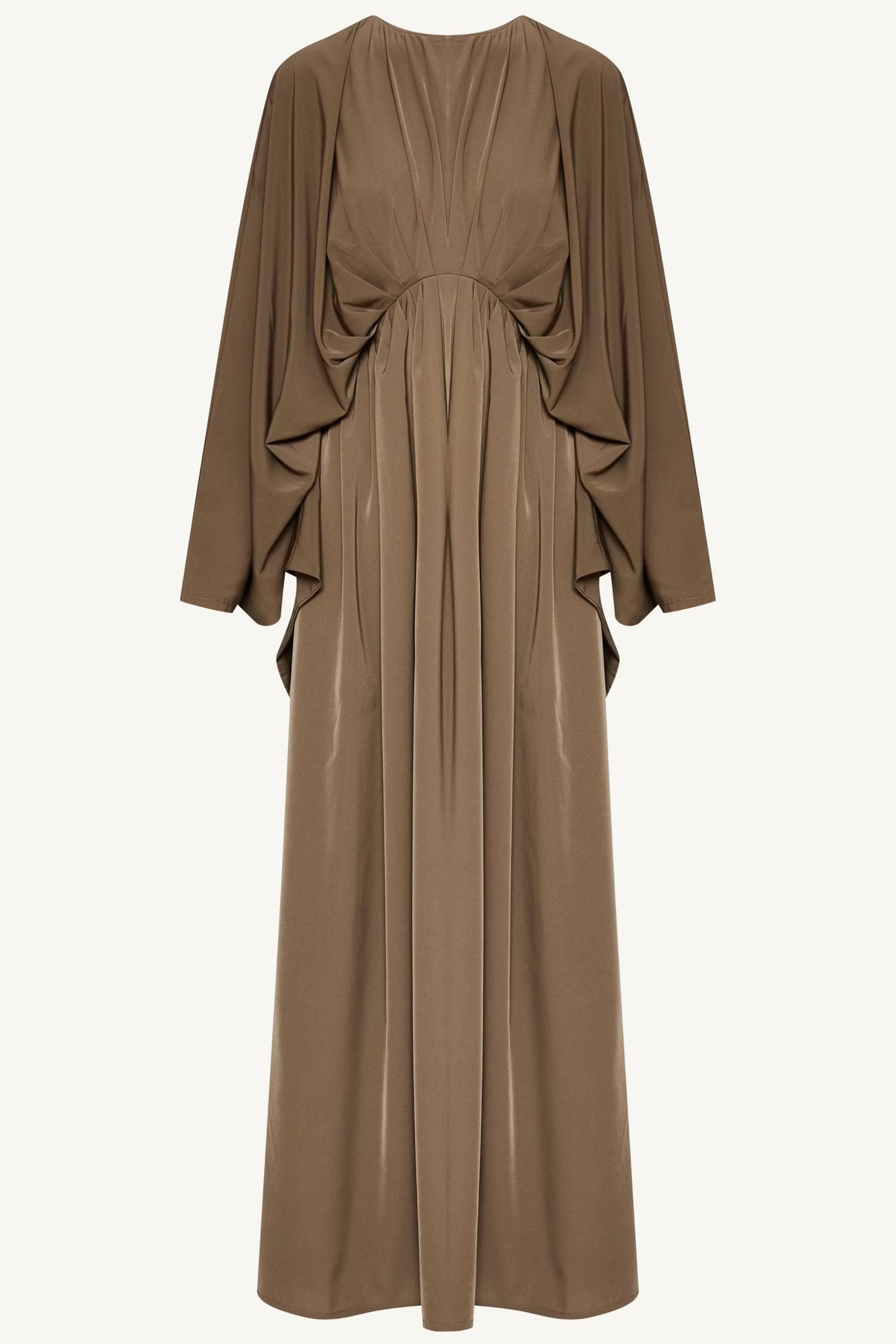 Rawiyah Pleated Kaftan - Olive