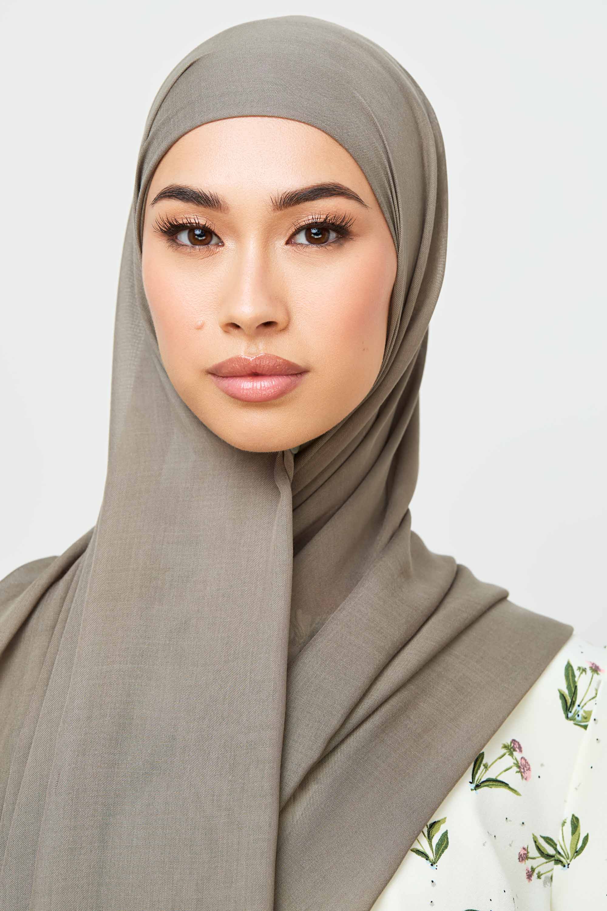 Signature Modal Hijab - Smokey Olive