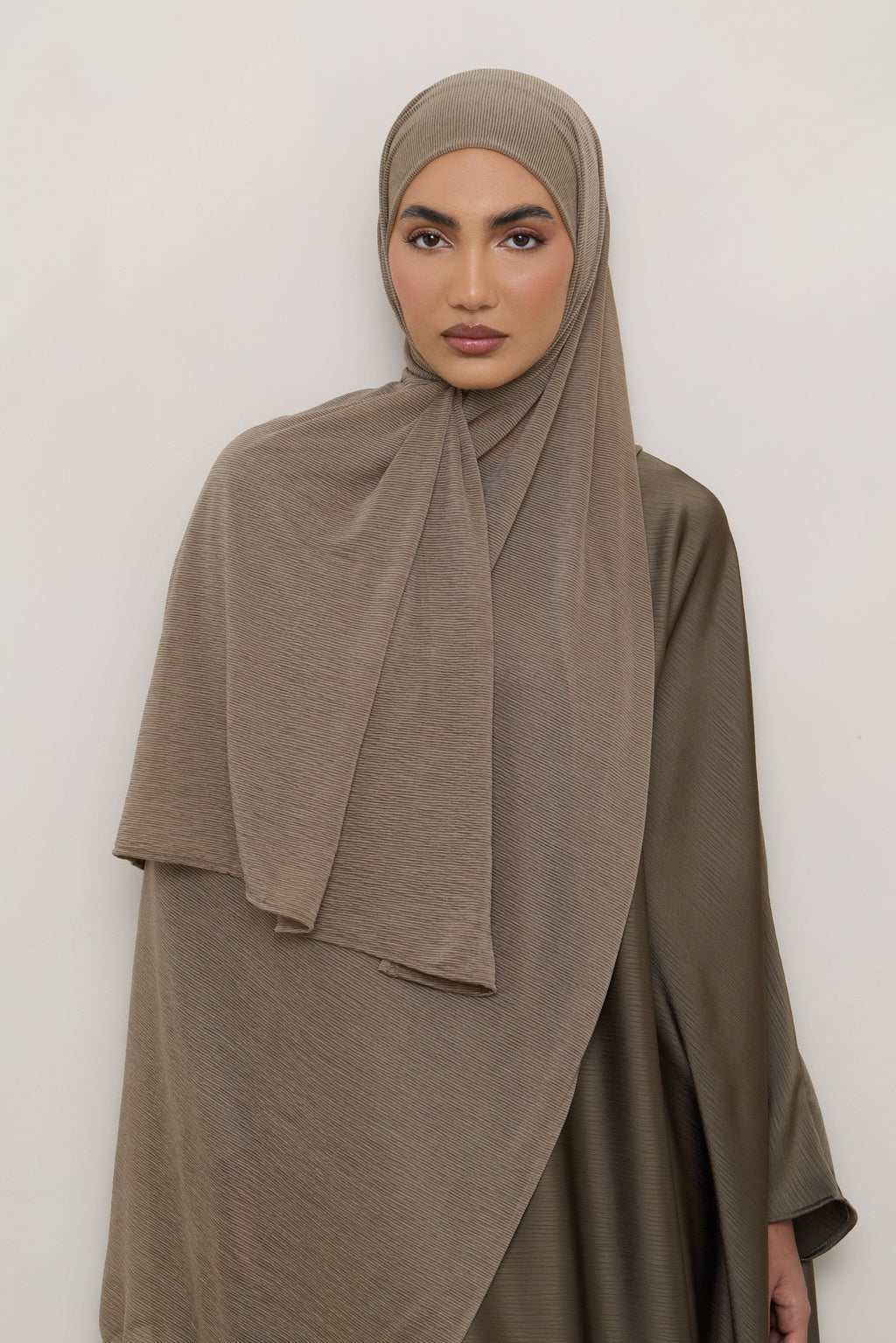 Stretch Stripe Hijab - Zaytoon