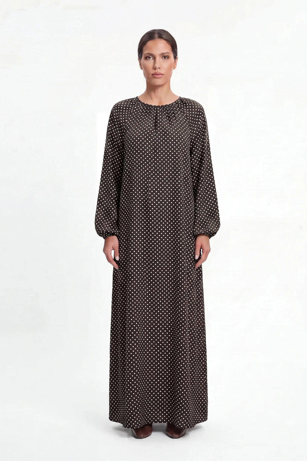Clara Polka Dot Maxi Dress