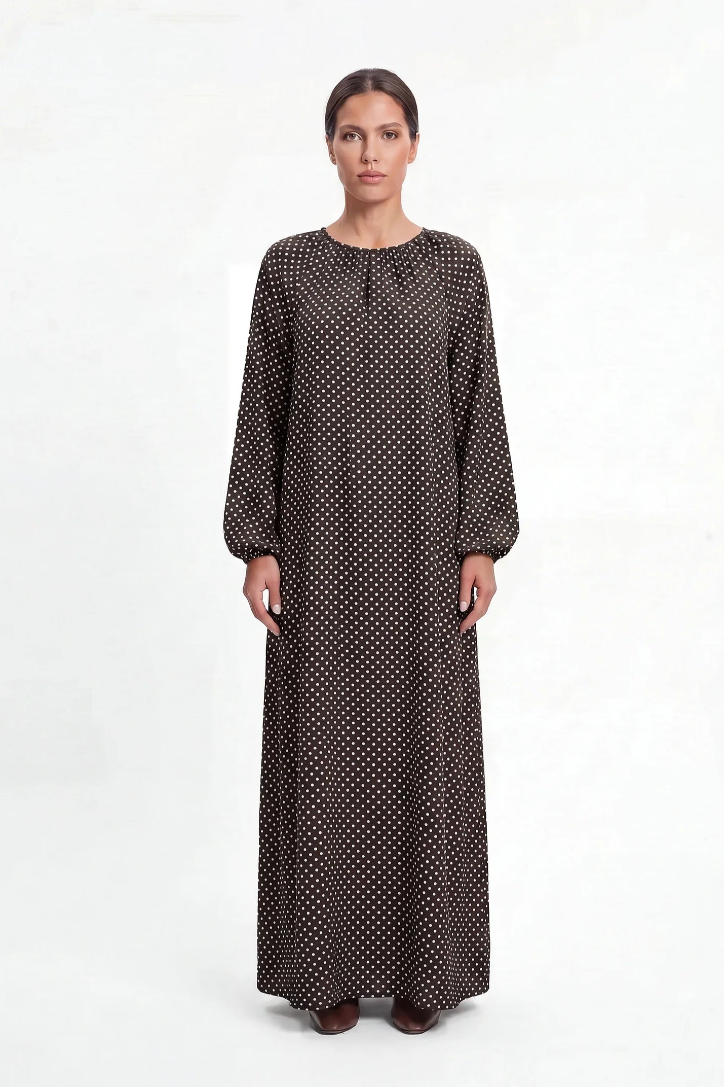 Clara Polka Dot Maxi Dress