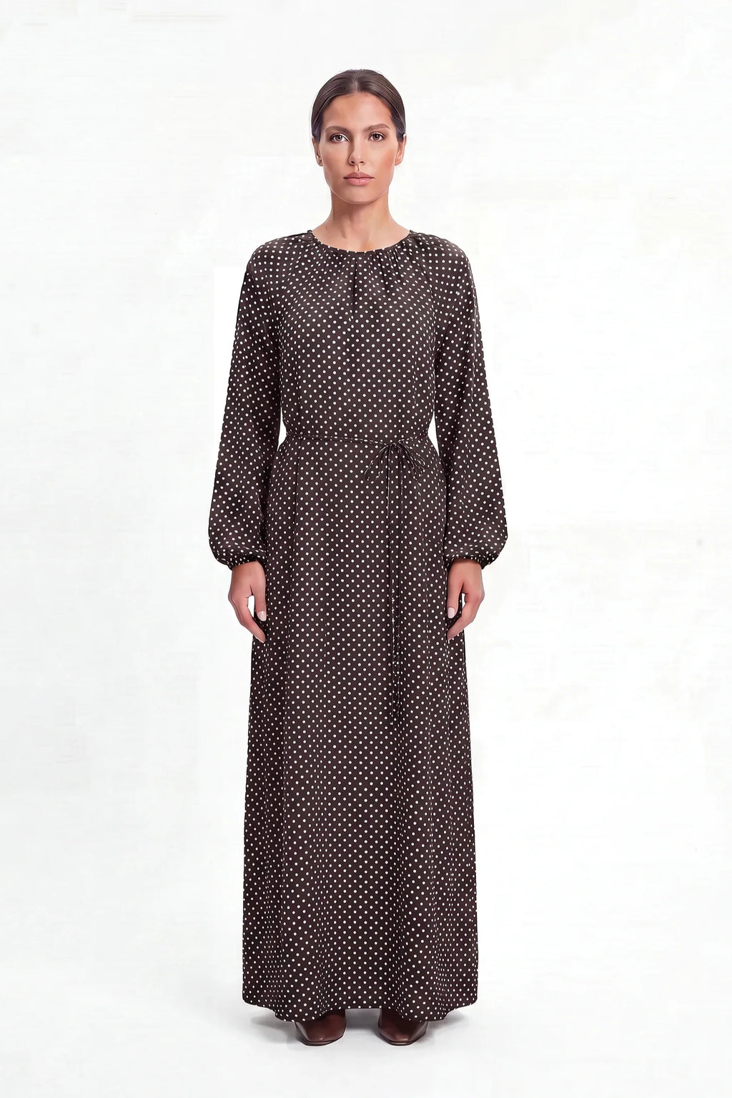 Clara Polka Dot Maxi Dress