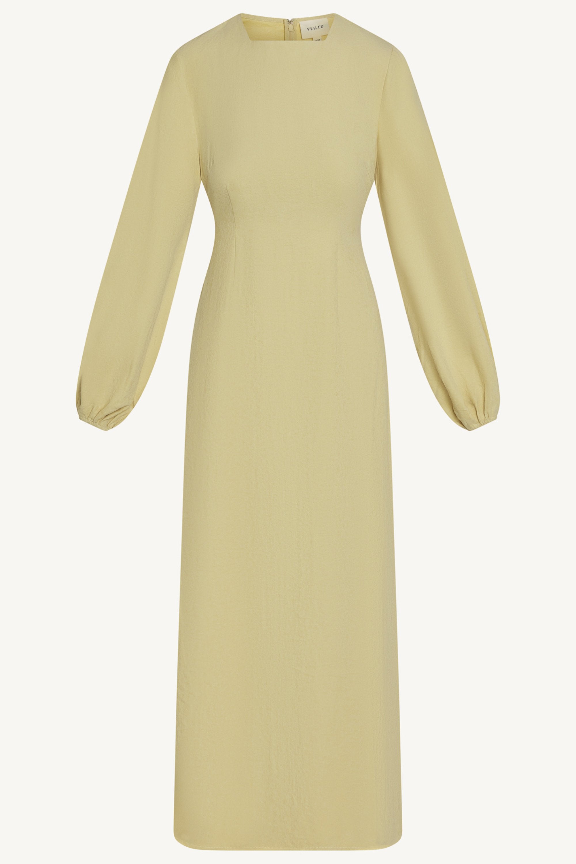 Suede Maxi Dress - Wheat