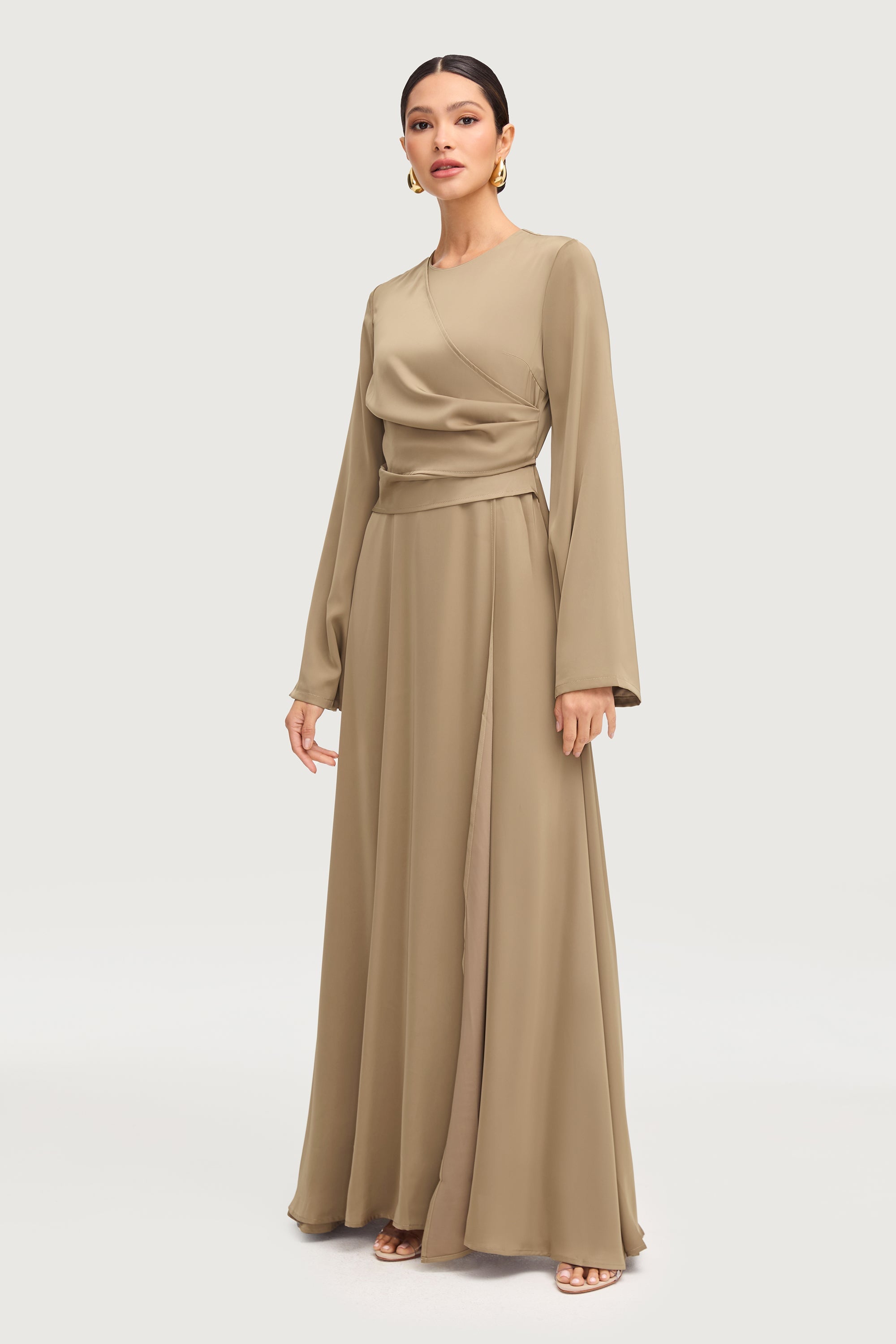 Suhayla Maxi Dress - Dried Sage
