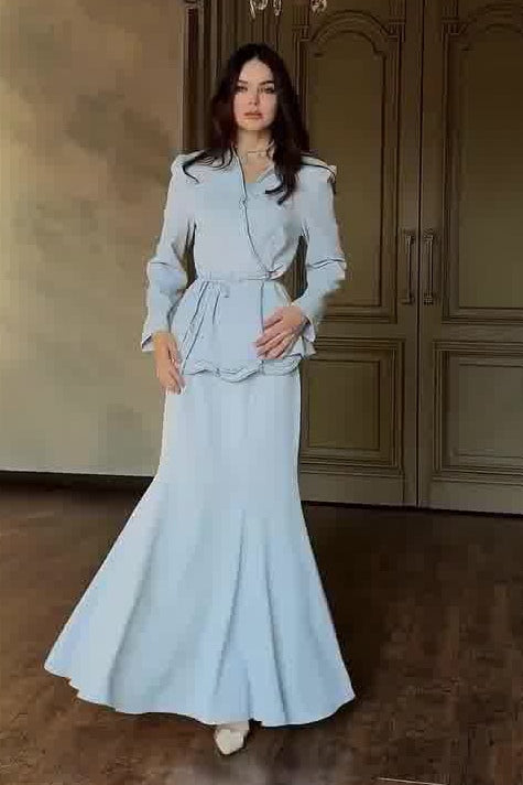 Lira Ruffle Wrap Mermaid Skirt Set